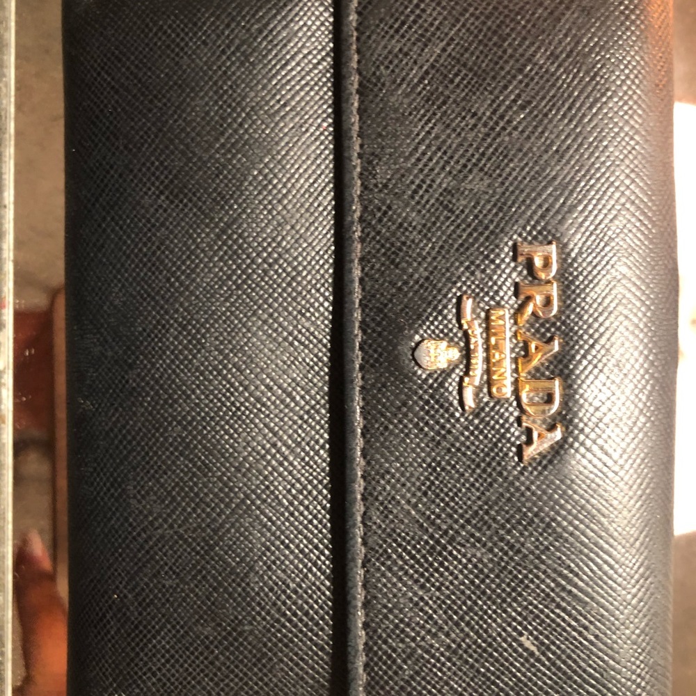 Beautiful Prada tri fold wallet!